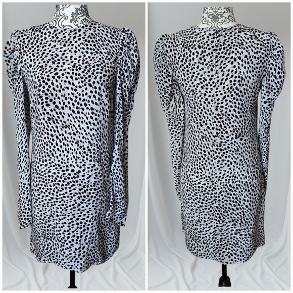 Anine Bing Leopard Print Kingston Dress size XS - Picture 2 of 14